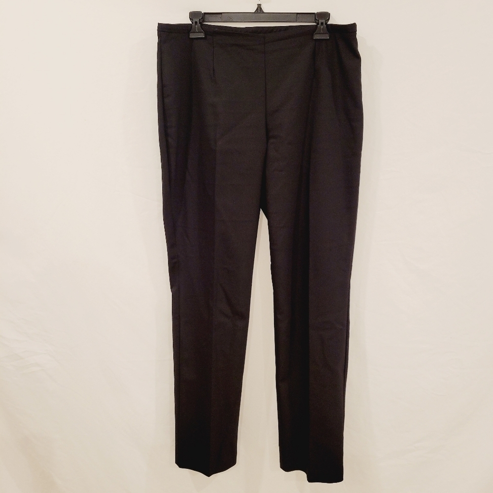 CHICO'S 1.5 Black Side zip dress pants size medium 10